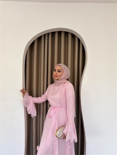 Defne Patpatya Elbise - Pembe
