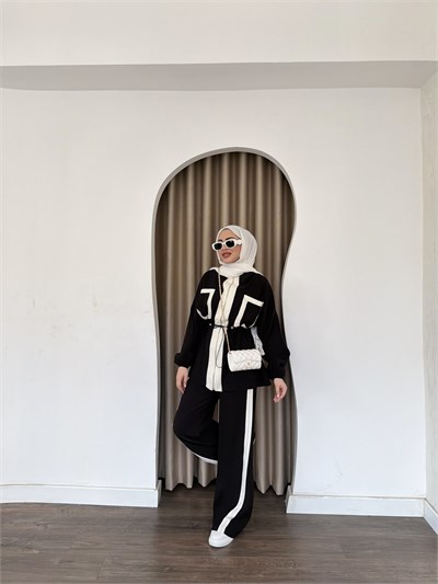 Derla Şerit Takım - Siyah