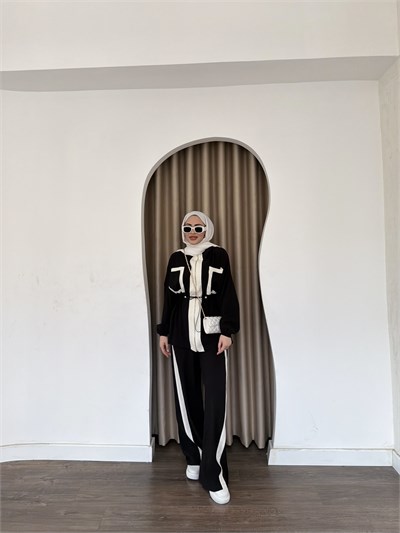 Derla Şerit Takım - Siyah