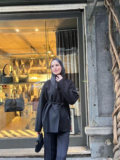 Desla Kaşe Kap - Siyah