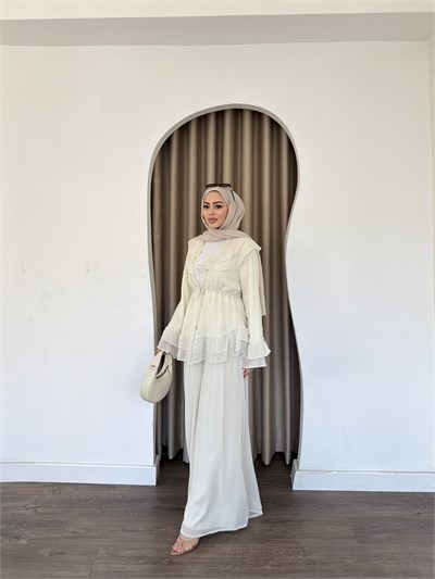 Deva Şifon Takım - Tereyağsarı