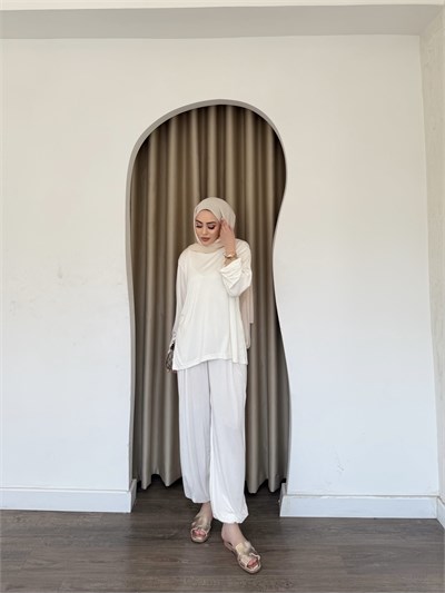 Dicle Eşofman Takım - Beyaz