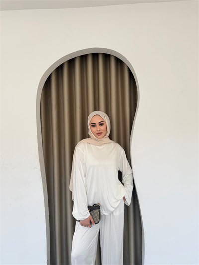 Dicle Eşofman Takım - Beyaz