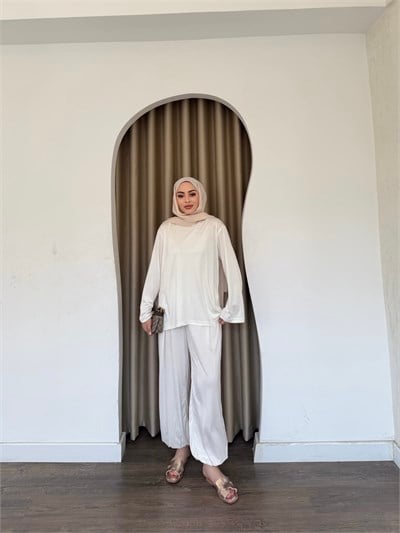 Dicle Eşofman Takım - Beyaz