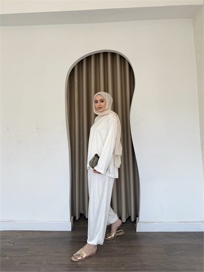 Dicle Eşofman Takım - Beyaz