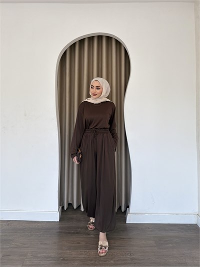 Dicle Eşofman Takım - kahve