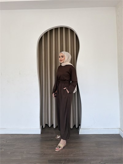 Dicle Eşofman Takım - kahve