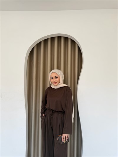 Dicle Eşofman Takım - kahve