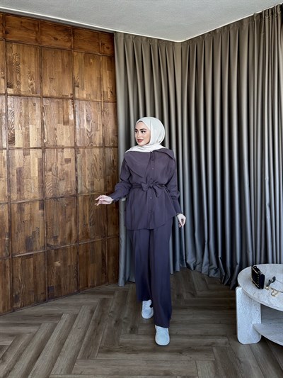 Dilek Asimetrik Takım - Antrasit