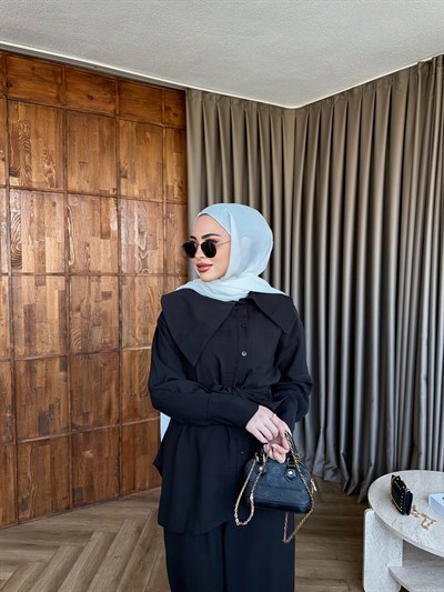 Dilek Asimetrik Takım - Siyah