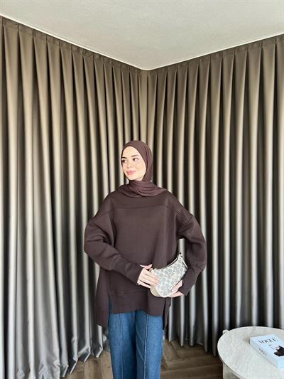 Dilvi Model Sweat Kahve