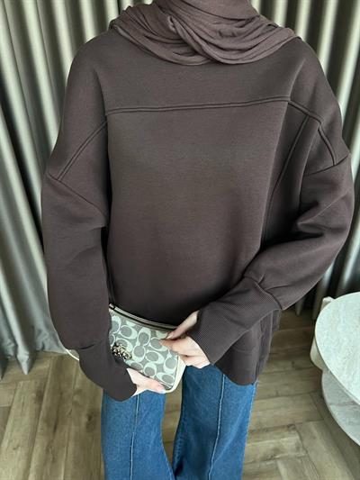 Dilvi Model Sweat Kahve