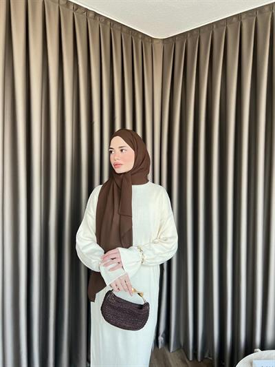 Dora Triko Elbise Ekru 