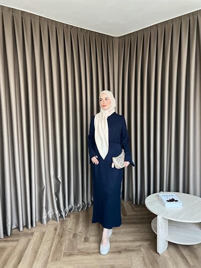 Dora Triko Elbise Lacivert