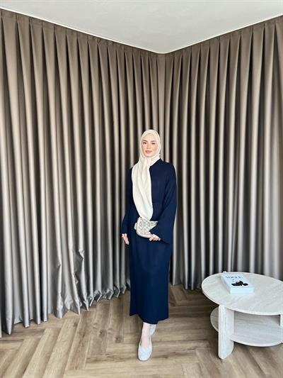 Dora Triko Elbise Lacivert