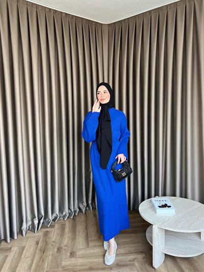 Dora Triko Elbise Saks