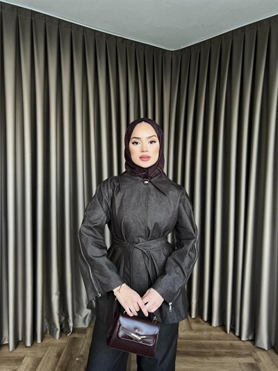 Doria Fermuarlı Takım - Acı Kahve