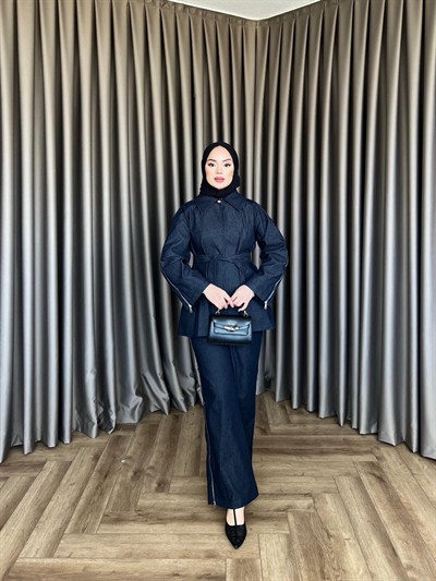 Doria Fermuarlı Takım - Lacivert