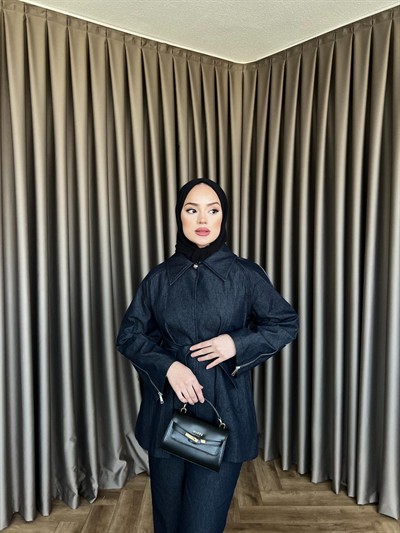 Doria Fermuarlı Takım - Lacivert