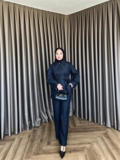 Doria Fermuarlı Takım - Lacivert