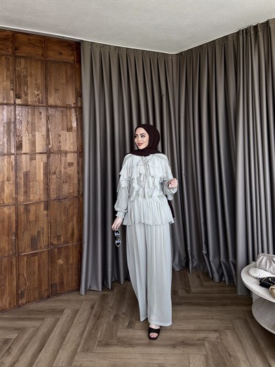 Dubai Dantel Takım - Yeşil