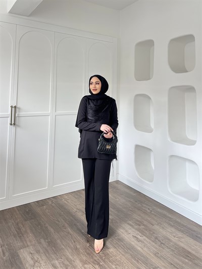 Duygu Püskül Takım - Siyah