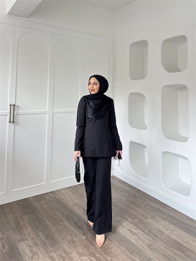 Duygu Püskül Takım - Siyah