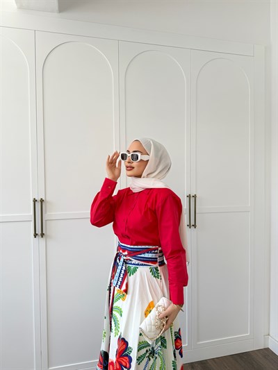 Edas Etekli Takım - Kırmızı