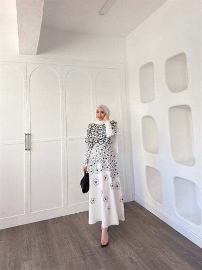 Elan Elbise - Beyaz