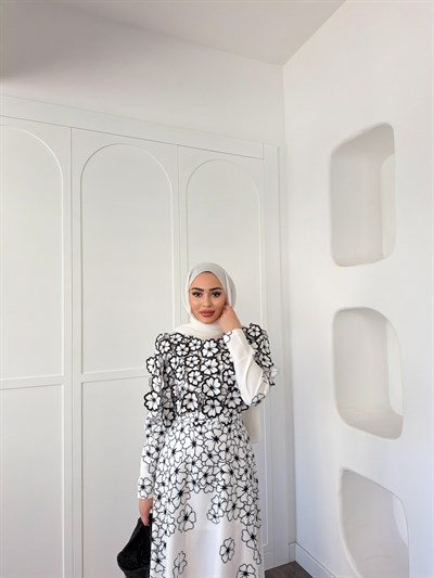 Elan Elbise - Beyaz