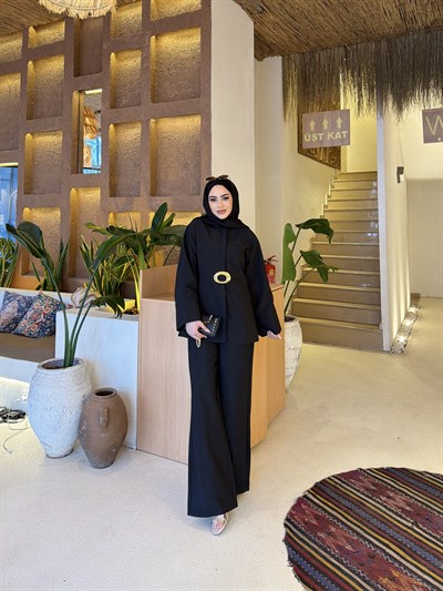 Elif Kemerli Takım - Siyah