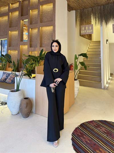 Elif Kemerli Takım - Siyah