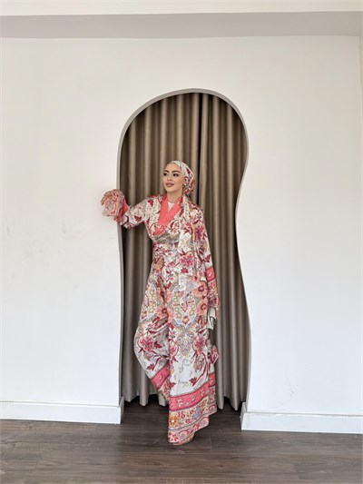 Epla saten takım - Kırmızı