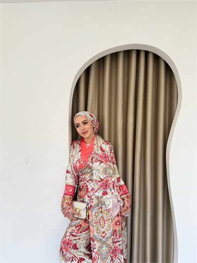 Epla saten takım - Kırmızı