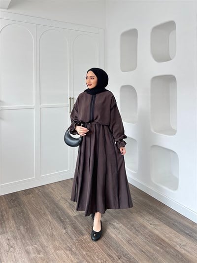 Erla Etekli Takım - Kahve