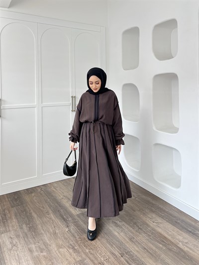 Erla Etekli Takım - Kahve