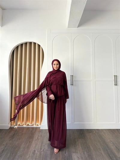 Erla Şifon Takım - Bordo