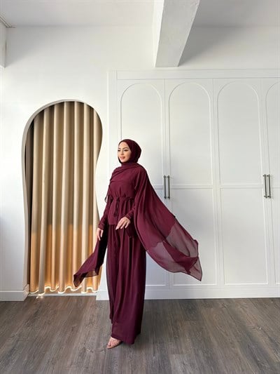 Erla Şifon Takım - Bordo