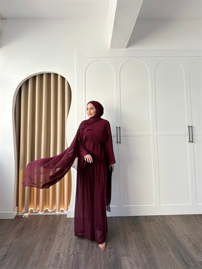 Erla Şifon Takım - Bordo