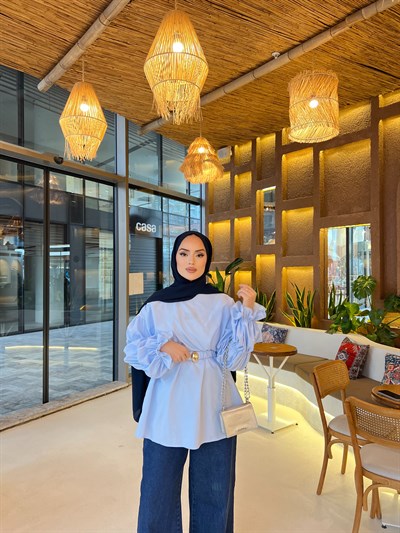 Es Balon Kol Gömlek - Bebemavi