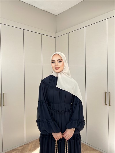 Esso Şifon Elbise - Siyah(ÖN SİPARİŞ)