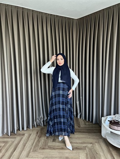 Etnik Etek - Lacivert