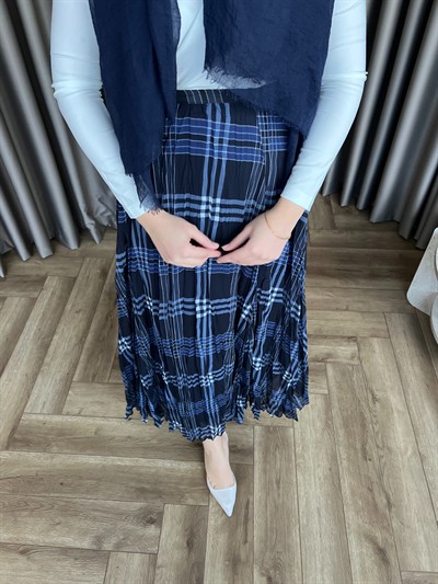 Etnik Etek - Lacivert