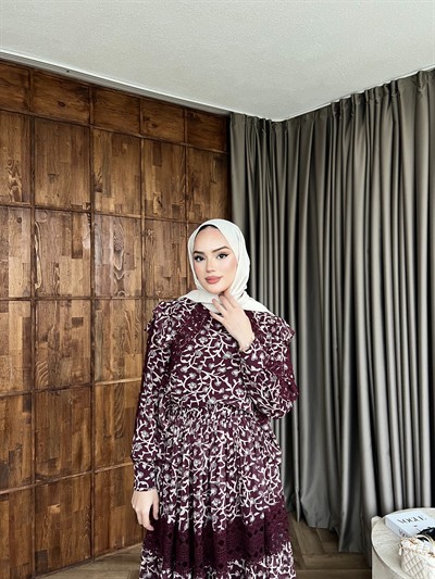 Gaye Etekli Takım- Bordo ÖN SİPARİŞ 