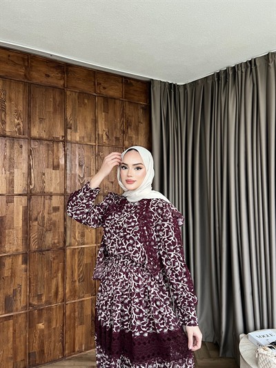 Gaye Etekli Takım- Bordo ÖN SİPARİŞ 