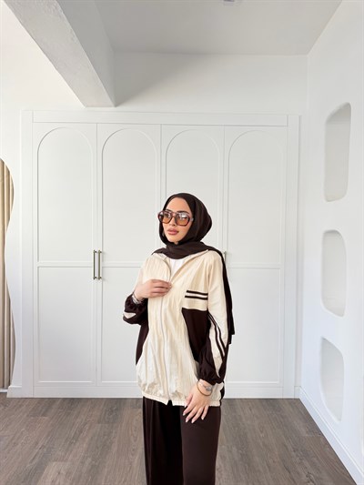 Gül Eşofman Takım - Kahve