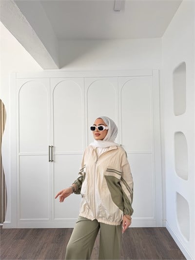 Gül Eşofman Takım - Yeşil