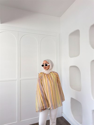 Güleç Gömlek - Sarı