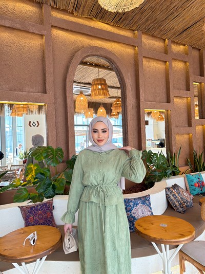 Halin Etekli Takım - Yeşil