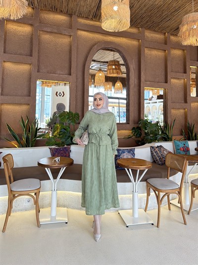 Halin Etekli Takım - Yeşil